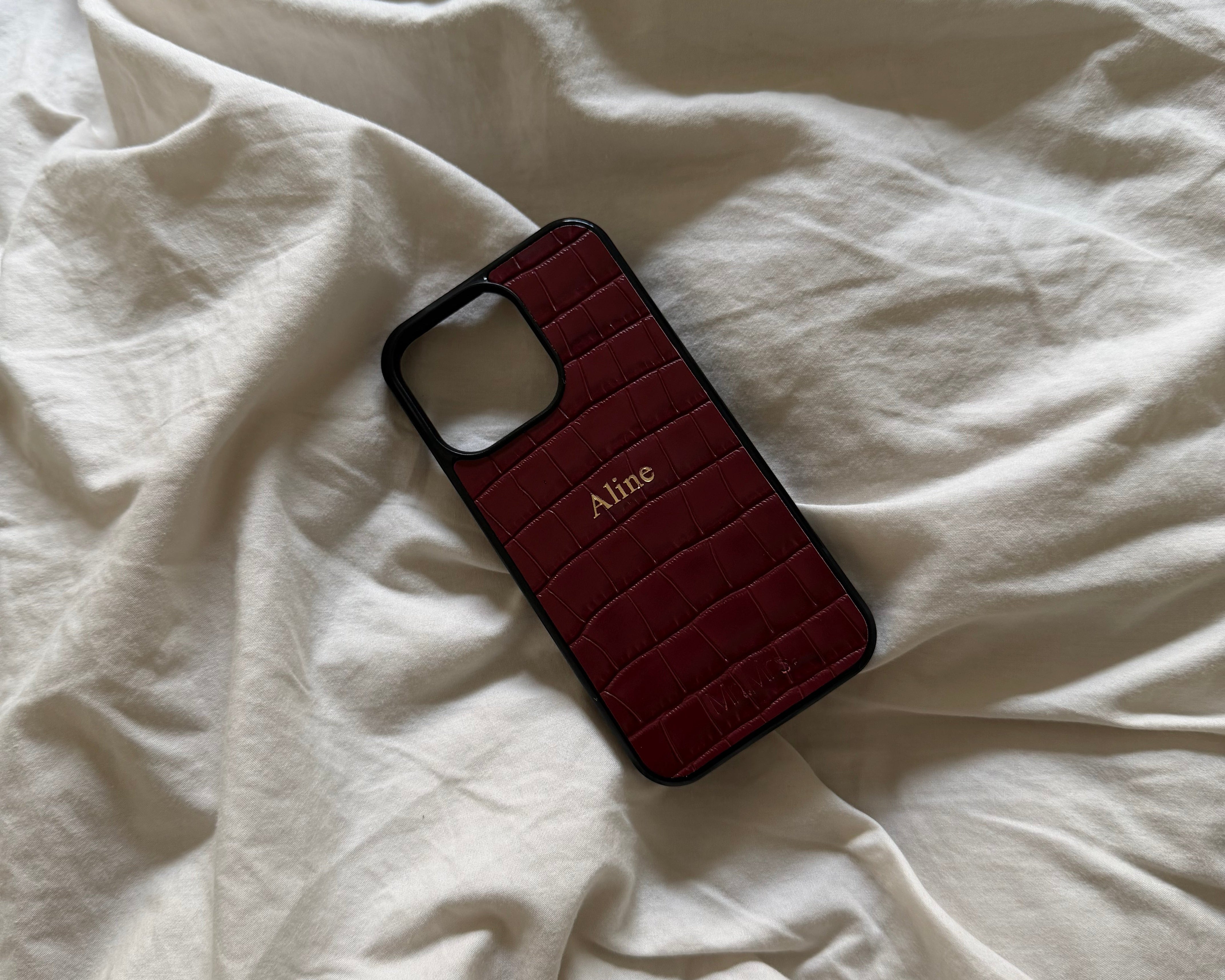 מגן עור בורדו תנין