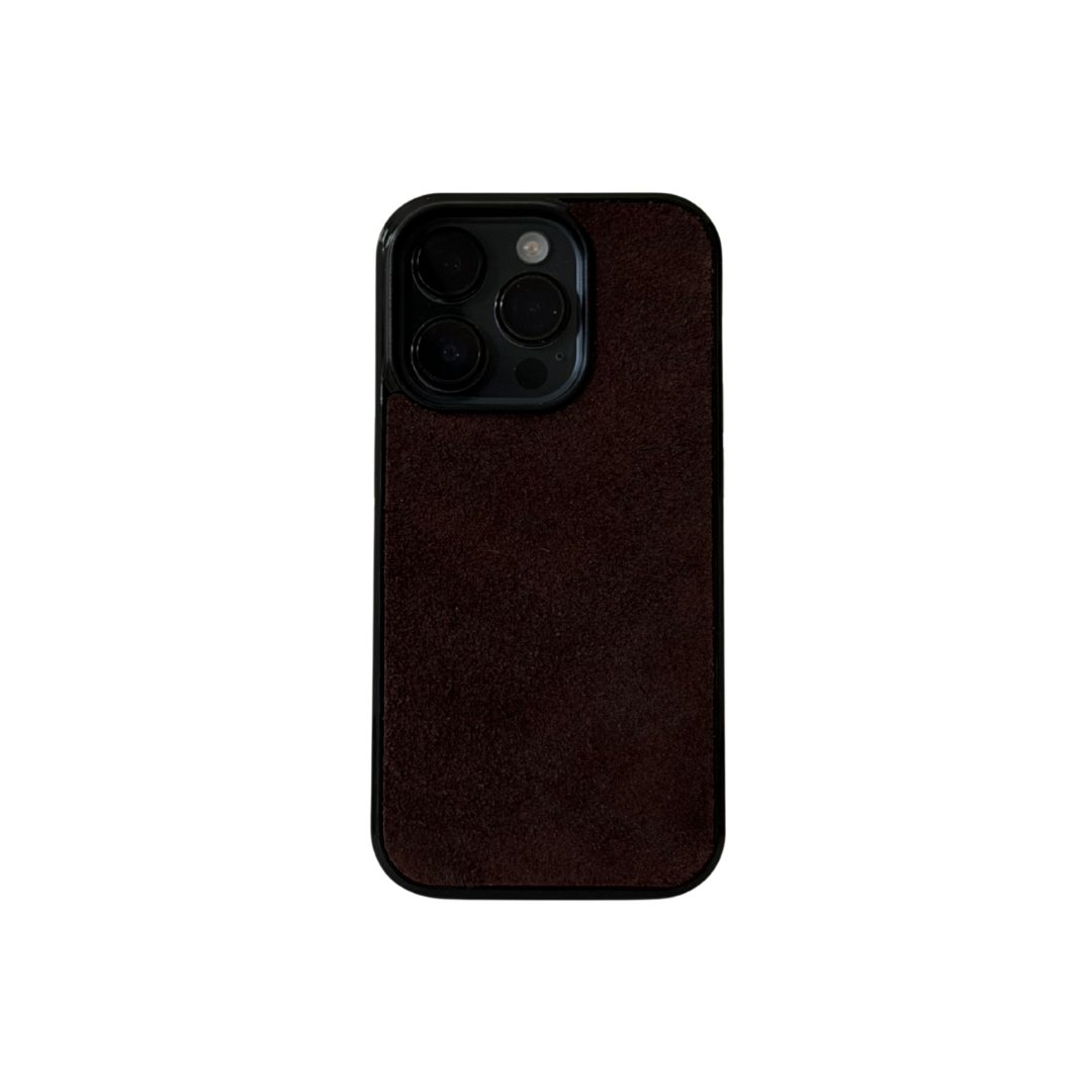 מגן עור זמש חום