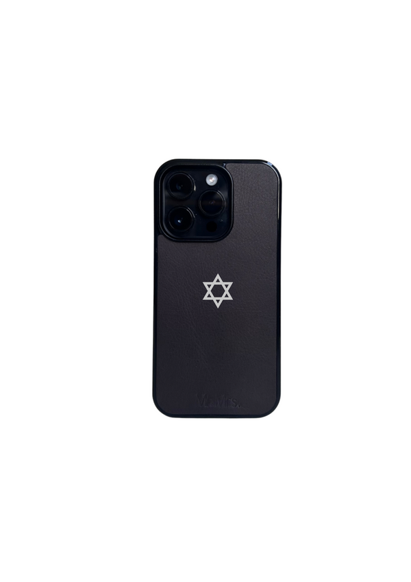 מגן עור אפור קלאסי - מגן דוד